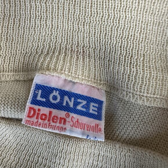 Vintage Lönze Wool Sweater Geometric Stripe knit EU Size 44 - Picture 8 of 8